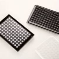 黑色透明底96孔板，96孔黑色透明底细胞培养板