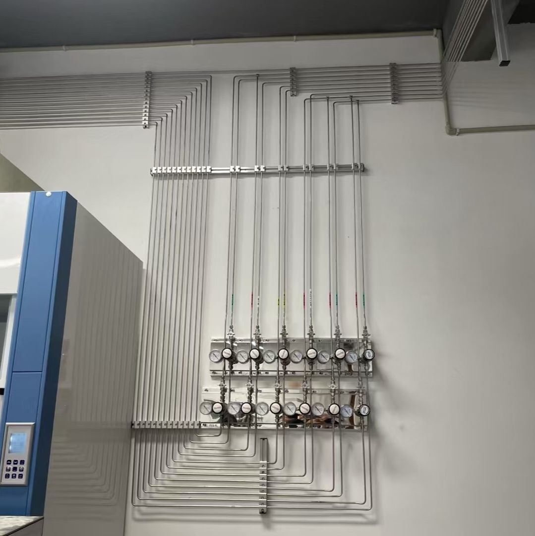 实验室气体管道集中供气安装