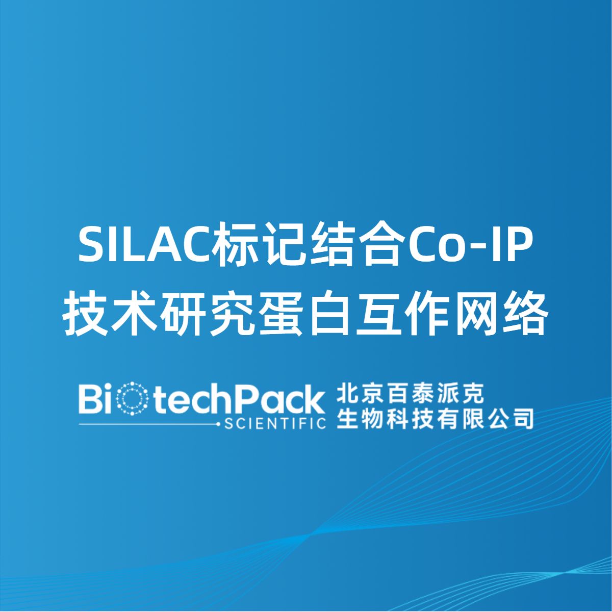 SILAC标记结合Co-IP技术研究蛋白互作网络产品图