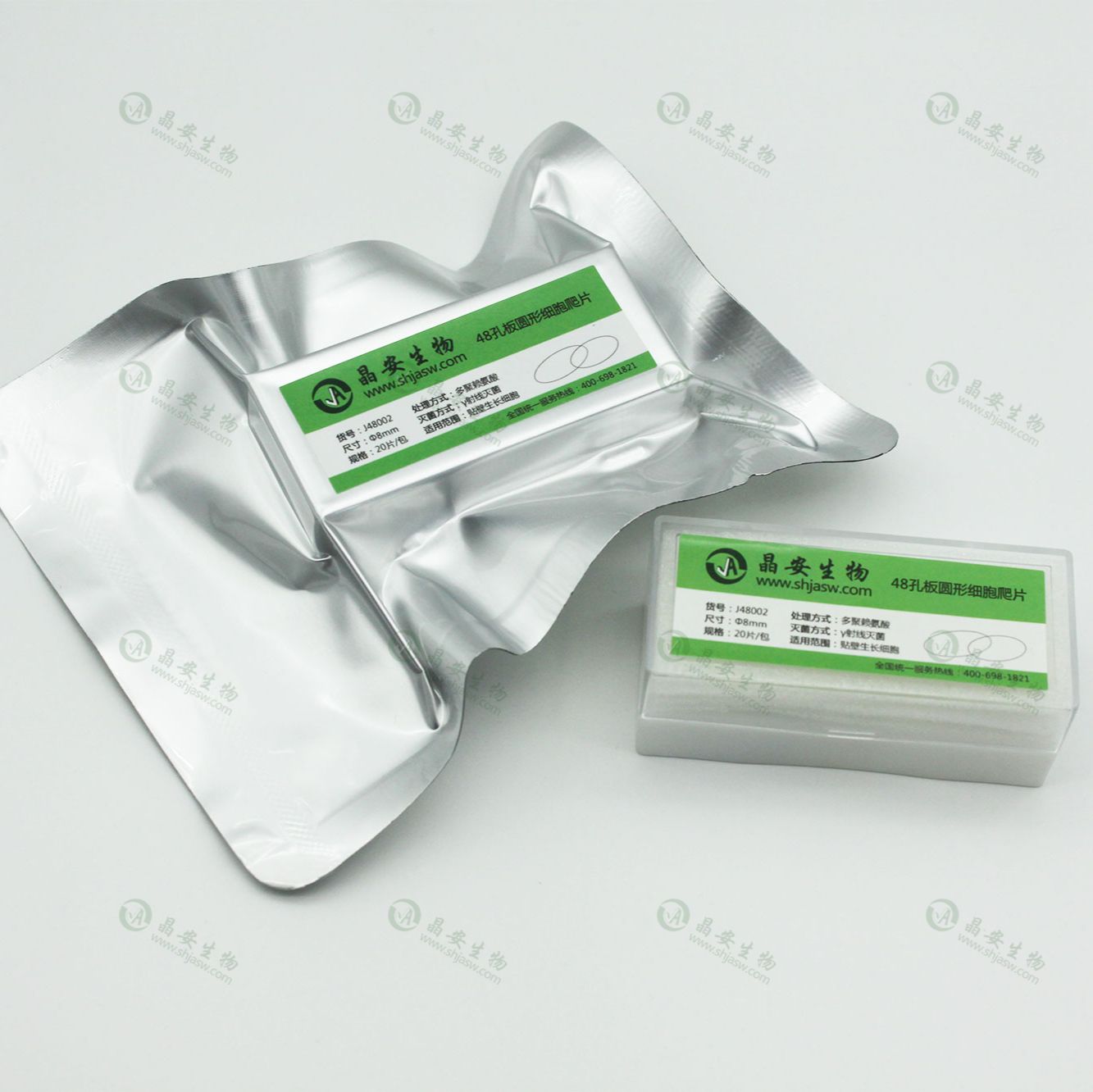TC处理12孔板配套用圆形细胞爬片20mm