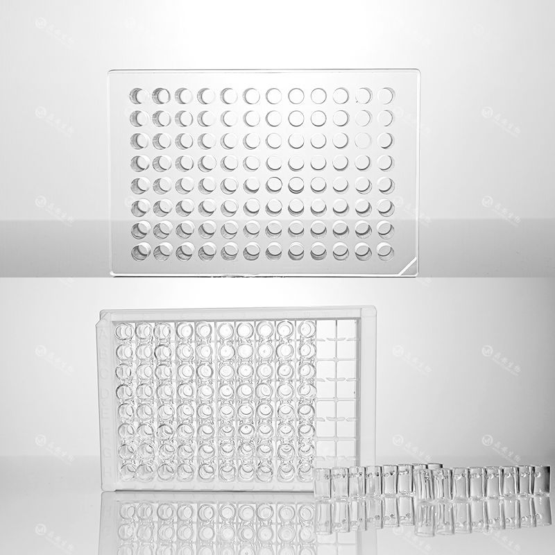 酶标仪用96孔紫外可透微孔板（96孔石英酶标板）