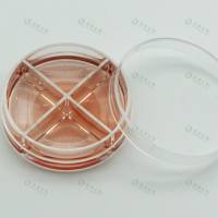 激光共聚焦专用4孔格玻底细胞培养皿