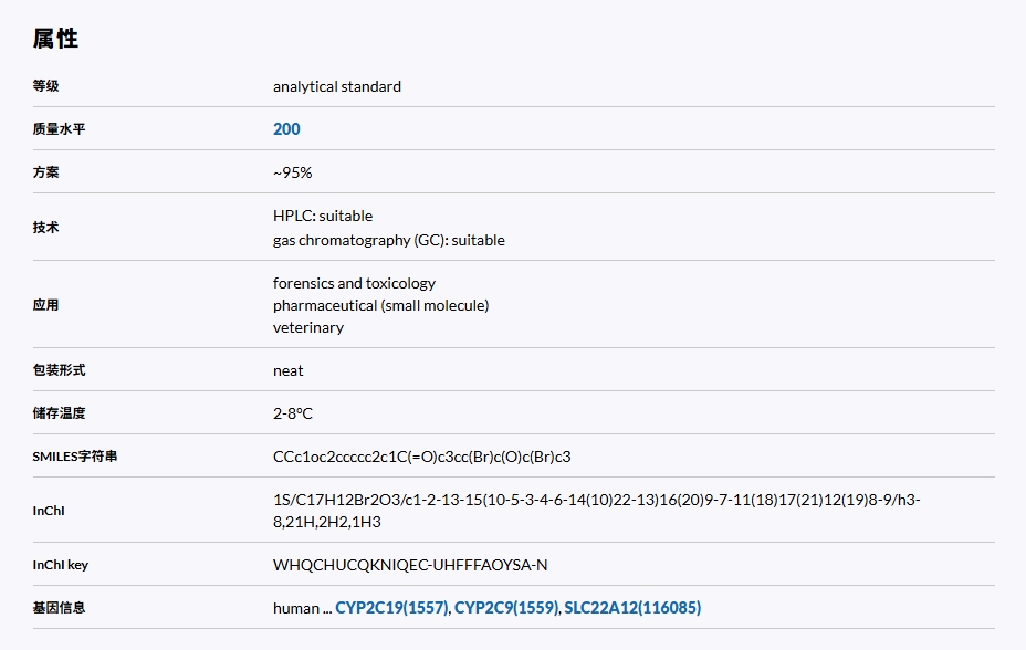 B5774*SIGMA*苯溴马隆