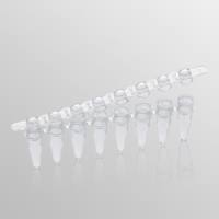 0.2ml PCR 八联排管,透明.凸盖(套装)