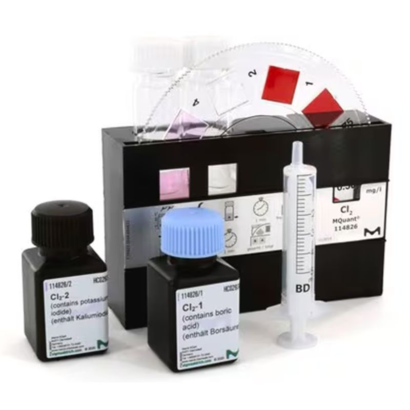 1.14826.0001默克氯目视检测试剂盒0.25-15mg/L水质分析试剂耗材