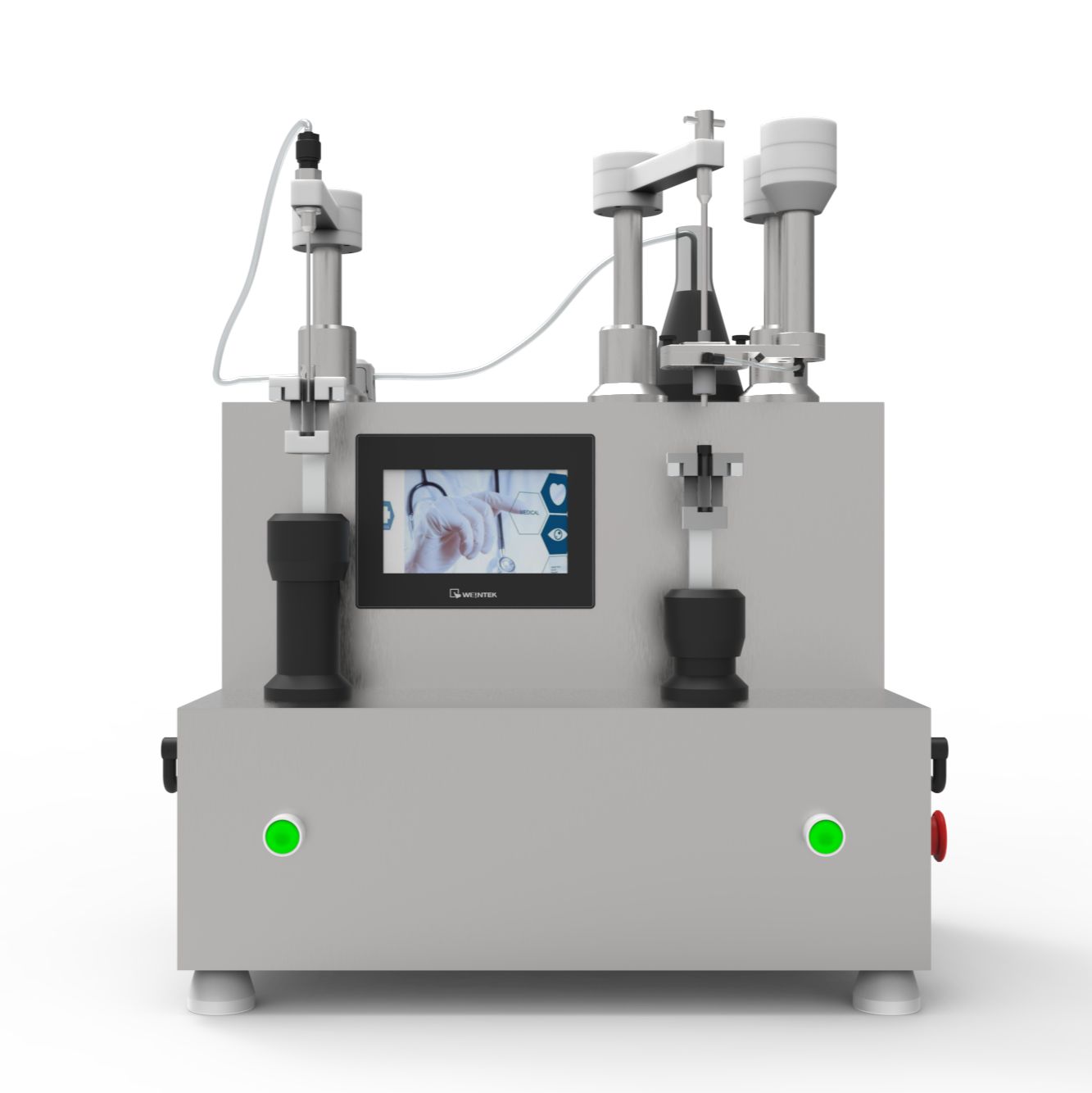 半自动灌装加塞一体机