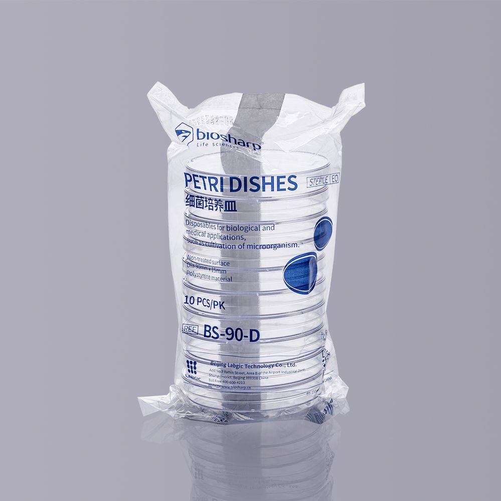 白鲨 BS-90-D 90*15mm一次性塑料培养皿14.5g