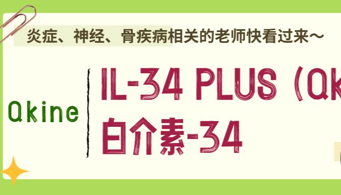 Qkine细胞因子｜IL-34 PLUS（Qk091）白介素-34