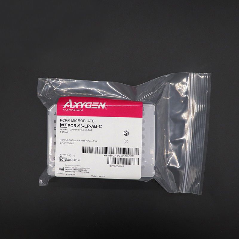 0.1ml透明半裙边96孔低架PCR板，未灭菌