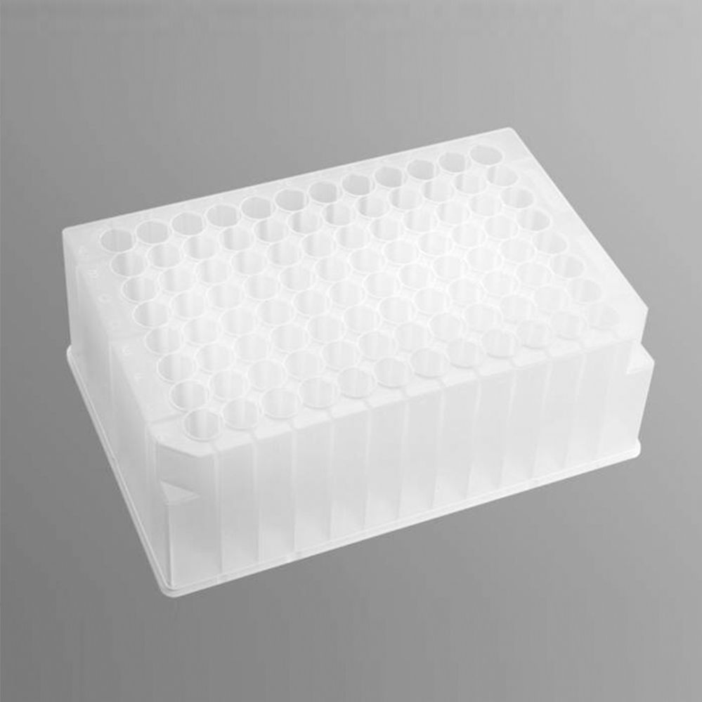 1.1ml圆孔96孔透明深孔板