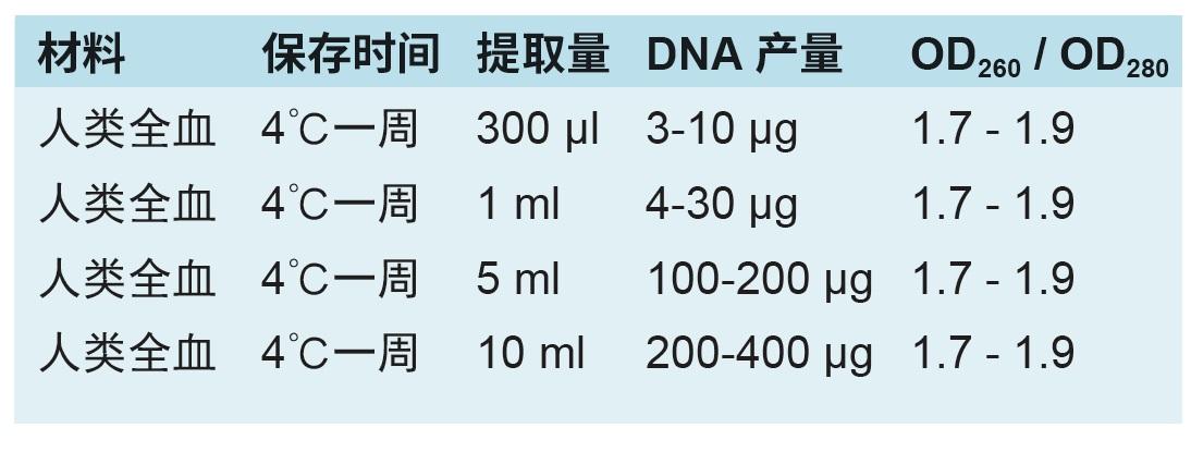 血液基因组DNA提取系统(0.1-20 ml)(DP349)