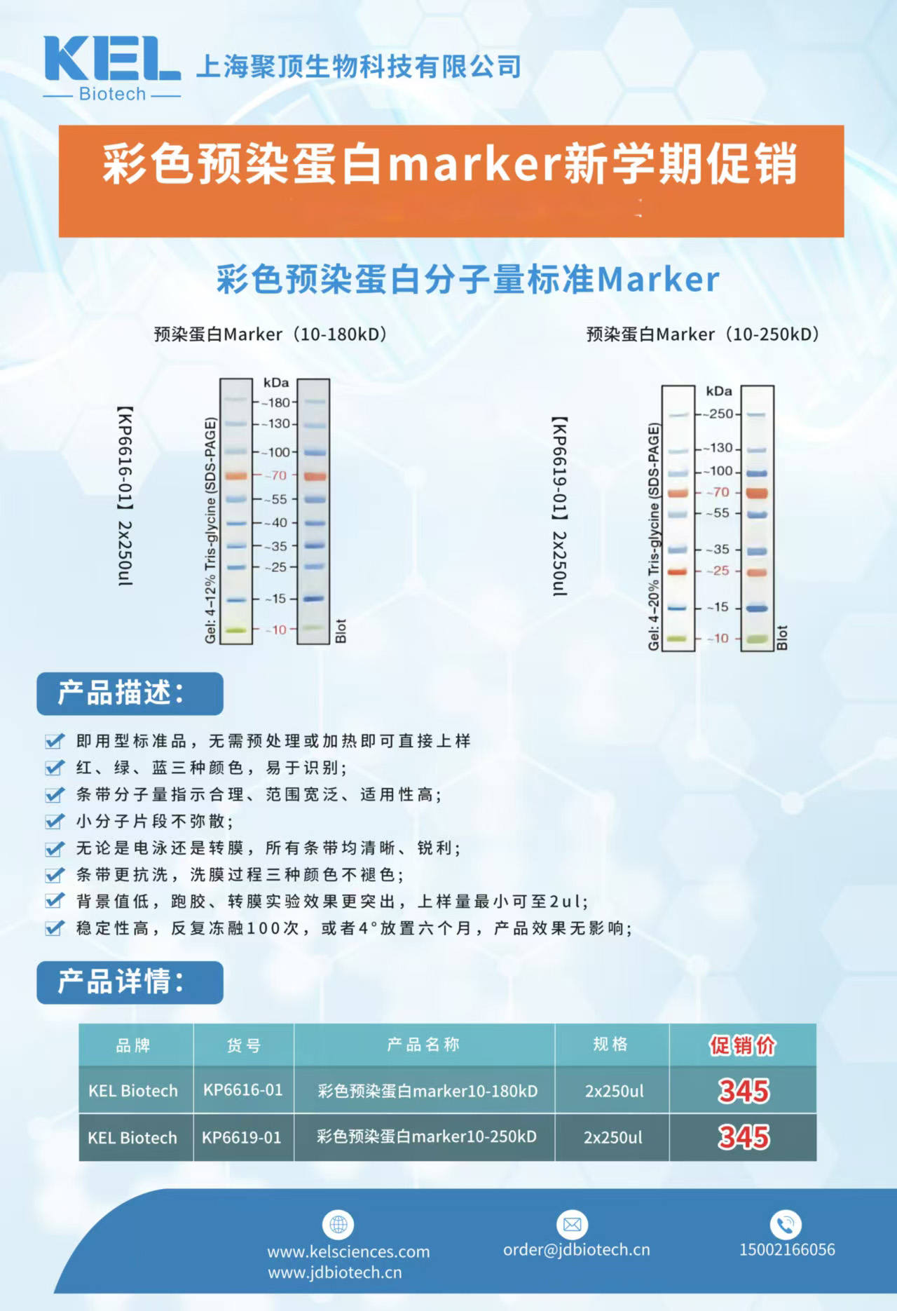 彩色预染 marker 促销