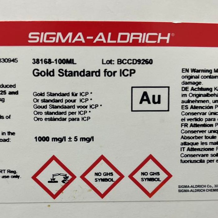 Sigma-Supelco货号38168-100ml金ICP校准标准品19121878899上海睿安生物