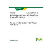 淀粉葡萄糖苷酶溶液(来源于黑qu霉,用于总膳食纤维测定盒:TDF-100A ) 溶液 来源于黑qu霉