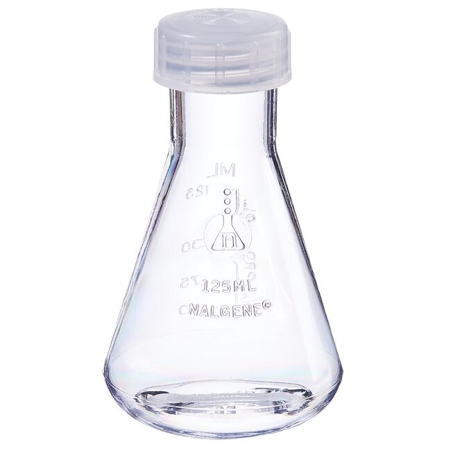 Nalgene货号4108-0125带螺旋盖的锥形瓶125m