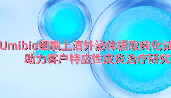 IF=7.3 | Umibio细胞上清外泌体提取纯化试剂盒助力客户特应性皮炎治疗研究！