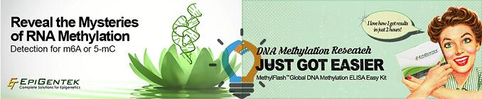 Epigentek DNA & RNA甲基化定量试剂盒促销6.5折！