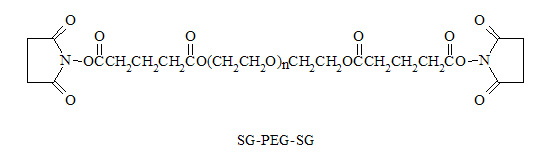 琥珀酰亚胺戊二酸酯-聚乙二醇-琥珀酰亚胺戊二酸酯，SG-PEG-SG，Succinimidyl Glutarate -PEG- Succinimidyl Glutarate