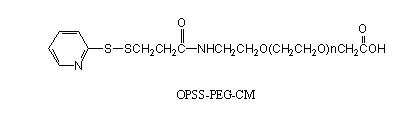 邻二硫吡啶基-聚乙二醇-羧甲基，OPSS-PEG-CM，OPSS-PEG-CH2-COOH，Orthopyridyl Disulfide-PEG-Carboxymethyl