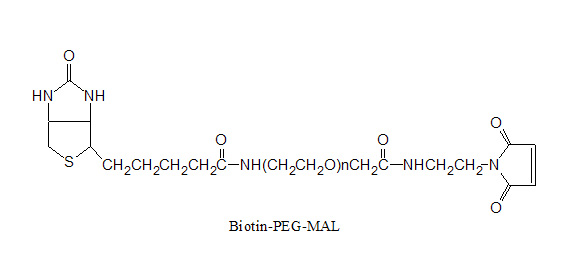 生物素-聚乙二醇-马来酰亚胺，Biotin-PEG-MAL,Biotin-PEG-Maleimide