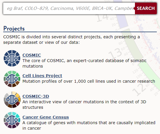 COSMIC数据库 COSMIC数据库