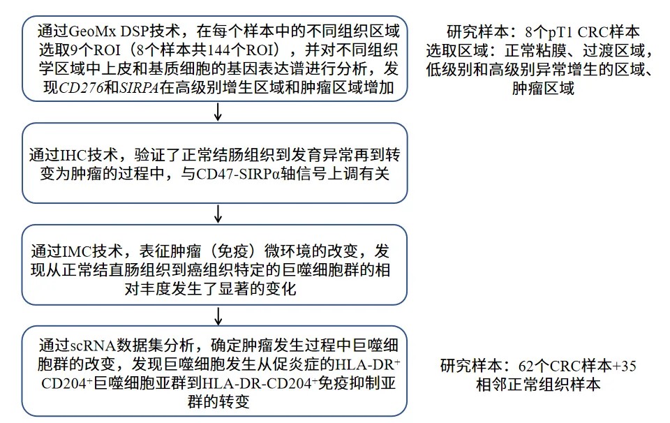 IF 31+，DSP空间多组学技术如何解析结直肠癌的进展，以及发掘临床相关生物标志物？