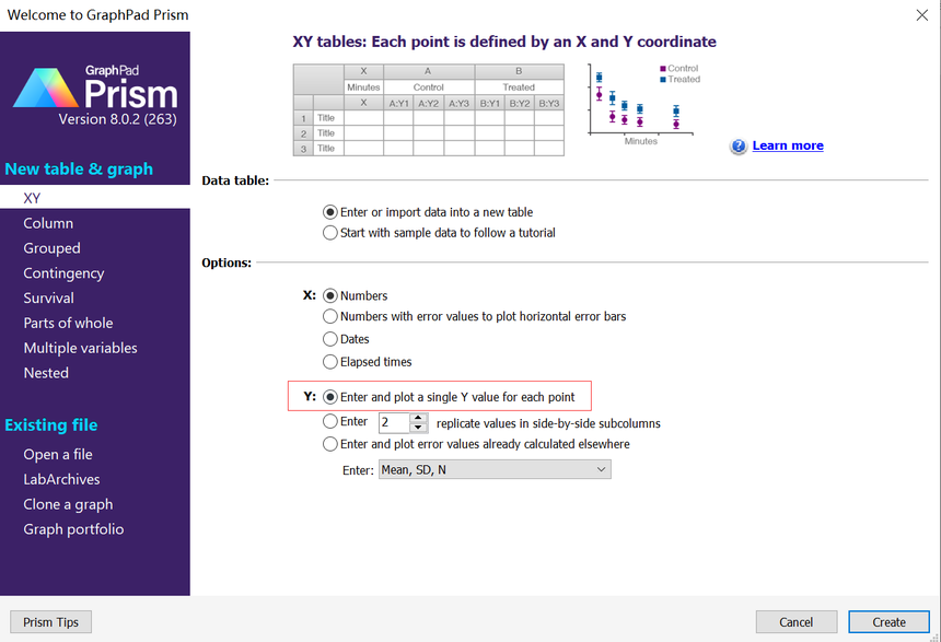 使用graphpad prism计算IC50