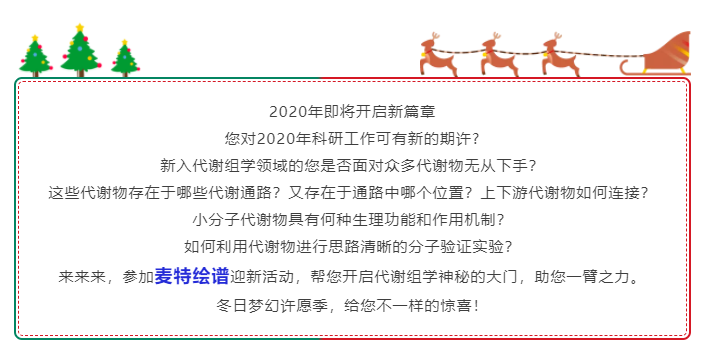 新年福利 | 麦特绘谱2020周历版代谢通路免费送!