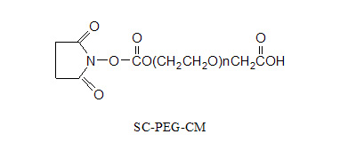 琥珀酰亚胺碳酸酯-聚乙二醇-羧甲基，SC-PEG-CM，SC-PEG-CH2-COOH，Succinimidyl Carbonate-PEG-Carboxymethyl