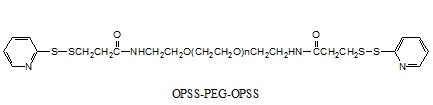 邻二硫吡啶聚乙二醇-邻二硫吡啶，OPSS-PEG-OPSS，Orthopyridyl Disulfide-PEG-Orthopyridyl Disulfide