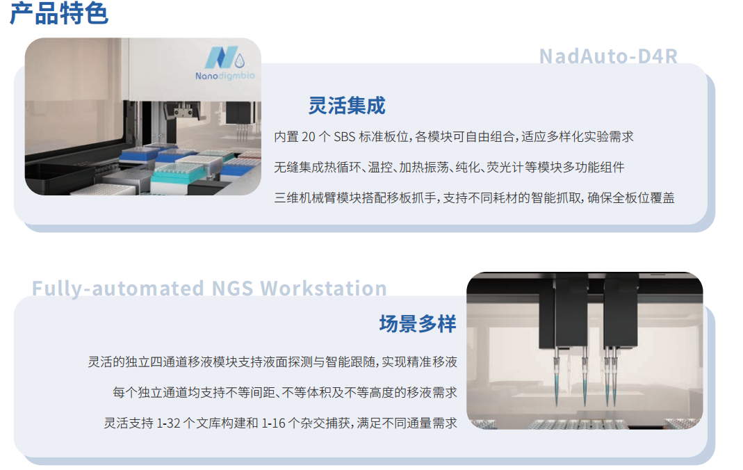 NadAuto-D4R 全自动 NGS 工作站