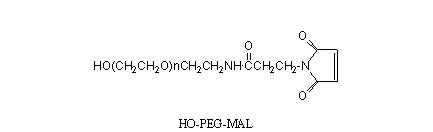 羟基-聚乙二醇-马来酰亚胺，HO-PEG-MAL，Hydroxyl-PEG-Maleimide