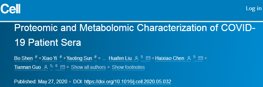 绘谱导读︱5月代谢组学文献精选