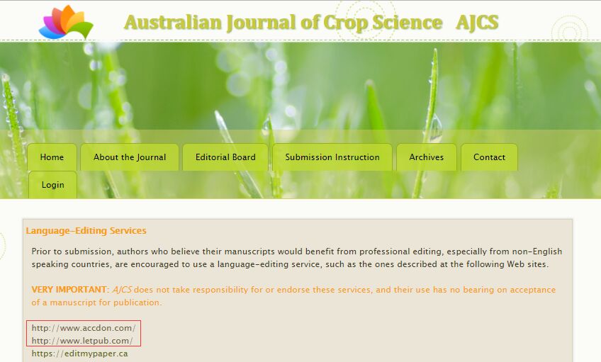 期刊Journal of Studies on Alcohol and Drugs推荐LetPub 语言编辑服务