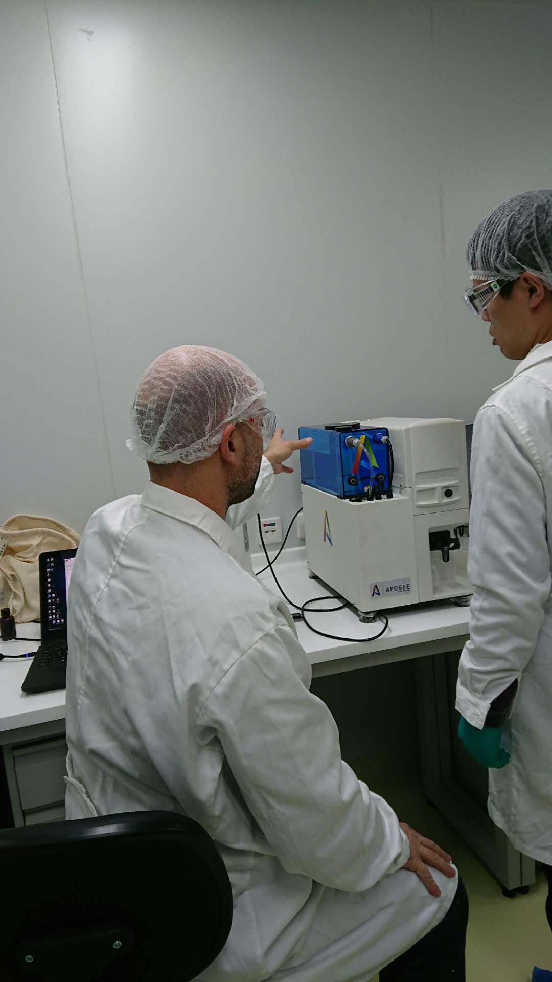 Apogee超灵敏纳米流式分析仪在杜邦北京工厂成功安装