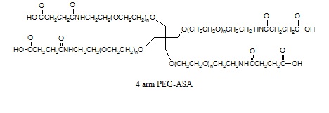 四臂聚乙二醇-羧甲基，4arm-PEG-CM，4arm-PEG-CH2-COOH，4arm-PEG-Carboxymethyl