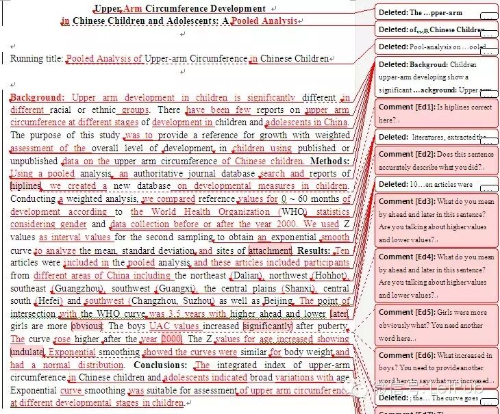 SCI论文英语母语化润色和校对