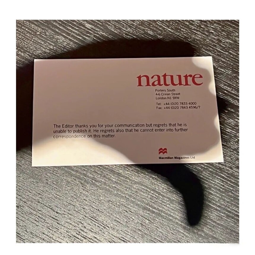 干货分享 | Nature的cover letter如何回，文章不再被拒!