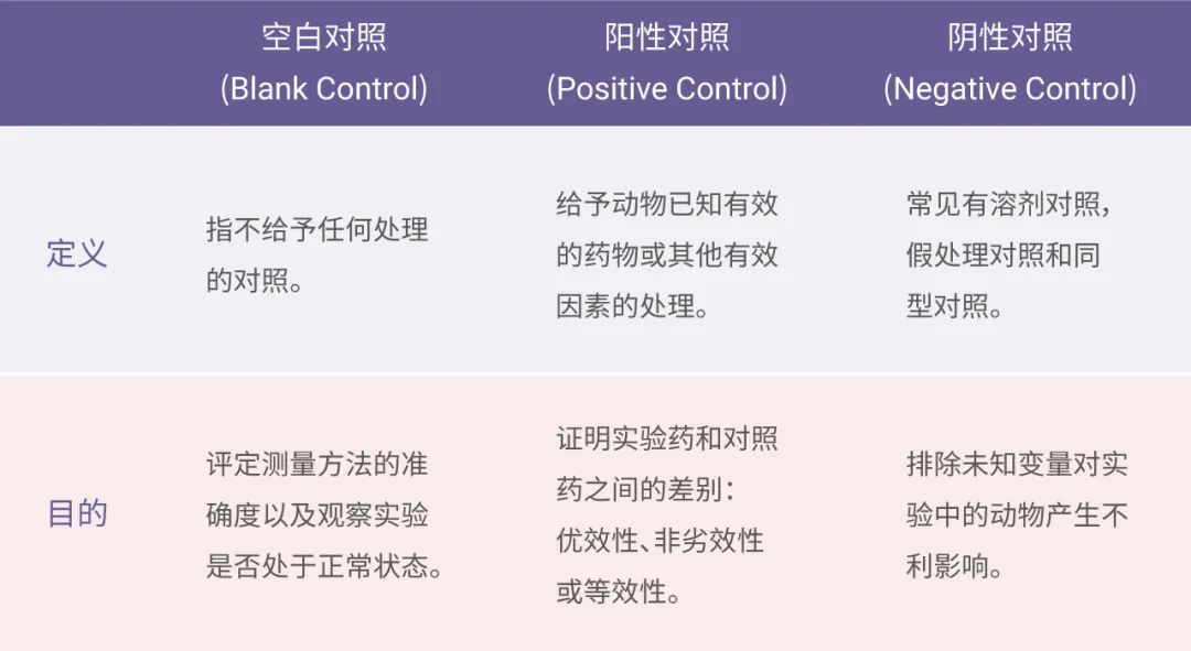 动物实验，如何设置对照