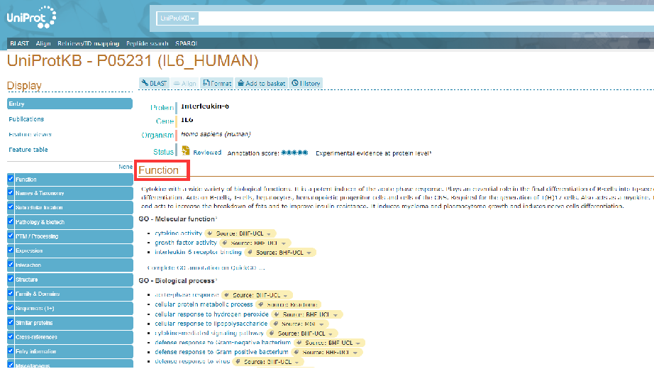 【技术分享】 UniProt 数据库使用指南