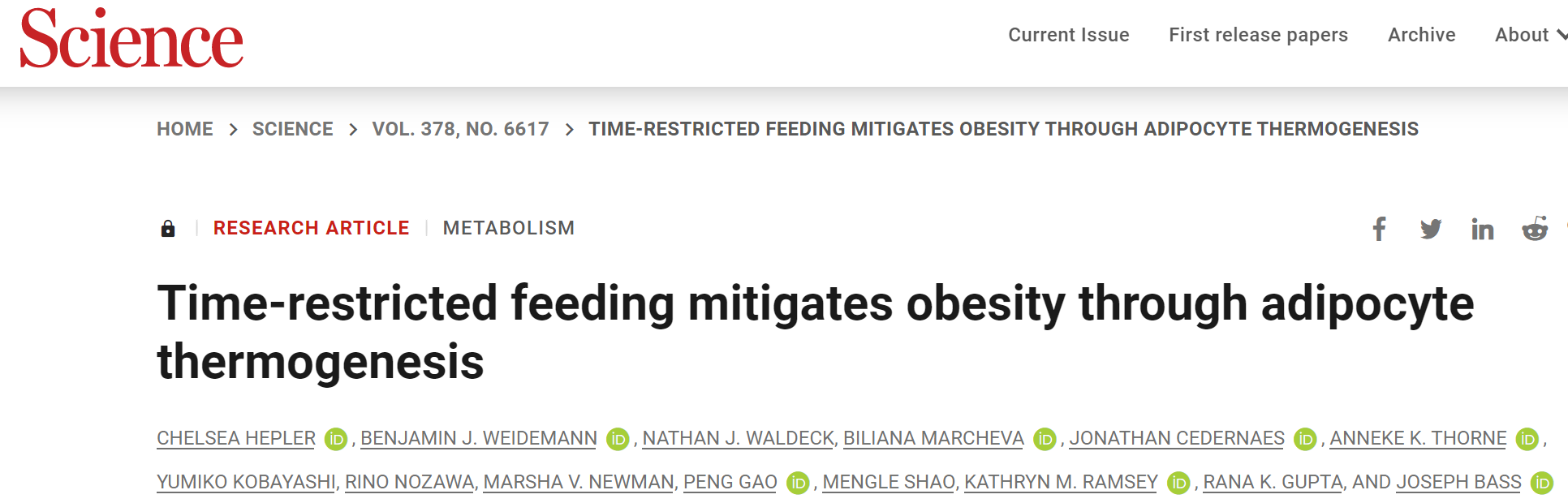 Science | 不节食不运动科学减肥Tips-限时进食法