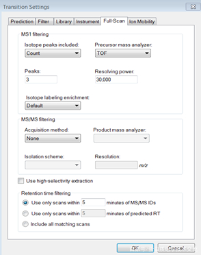 【详解】如何使用Skyline从DDA数据中的MS1扫描提取定量信息