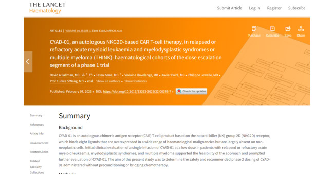 ULBP1蛋白：NKG2D配体潜力成员，多种血液和实体肿瘤CAR-T治疗靶点！