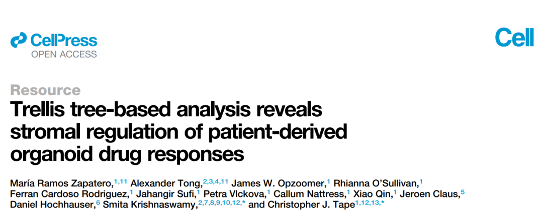 【Cell】 - 质谱流式解析患者来源的类器官的异质性药物反应机制
