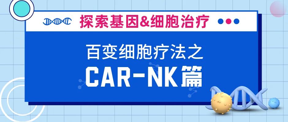 为什么CAR-NK细胞得以异军突起——百变细胞疗法之CAR-NK篇