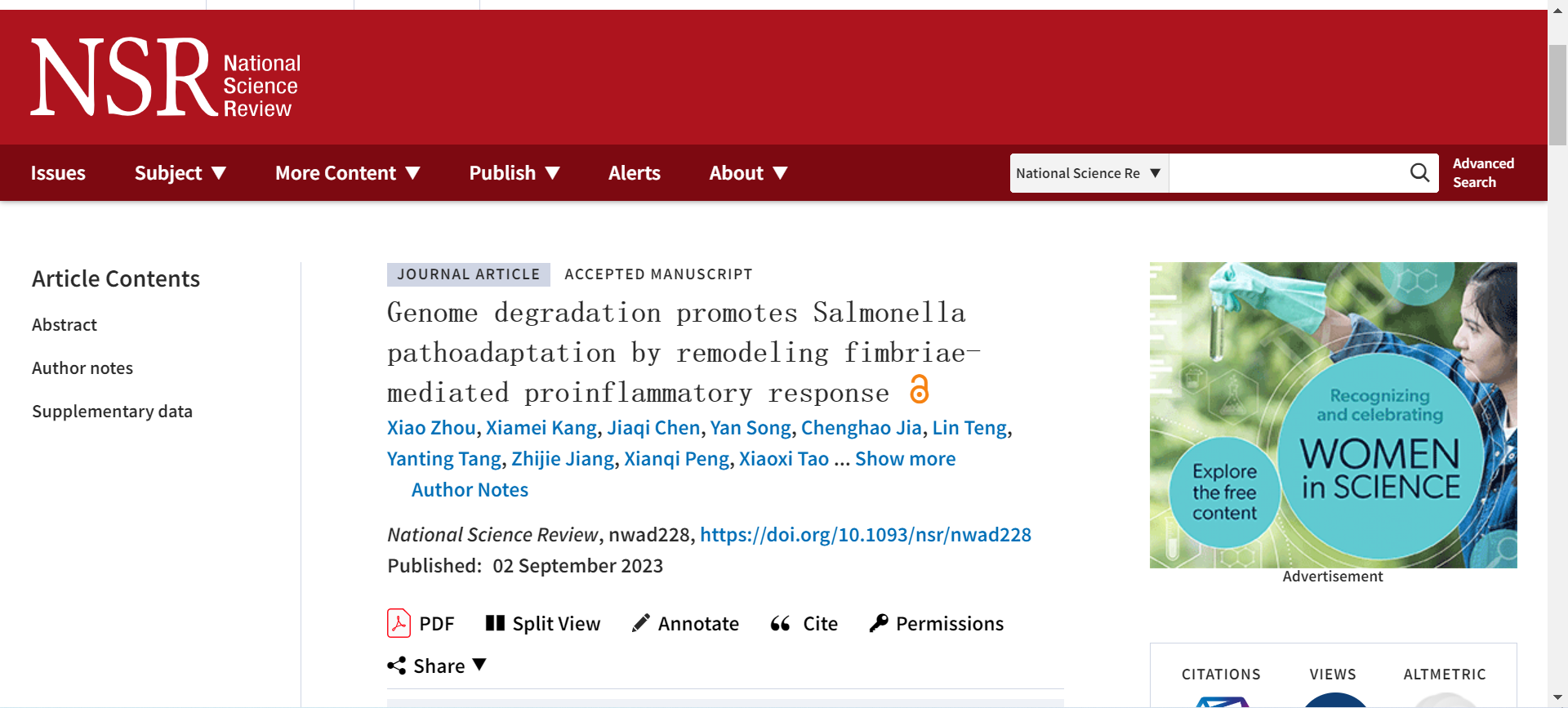 国际期刊 ┃ 翌圣克隆试剂盒助力浙大团队揭示病原菌宿主适应新机制  