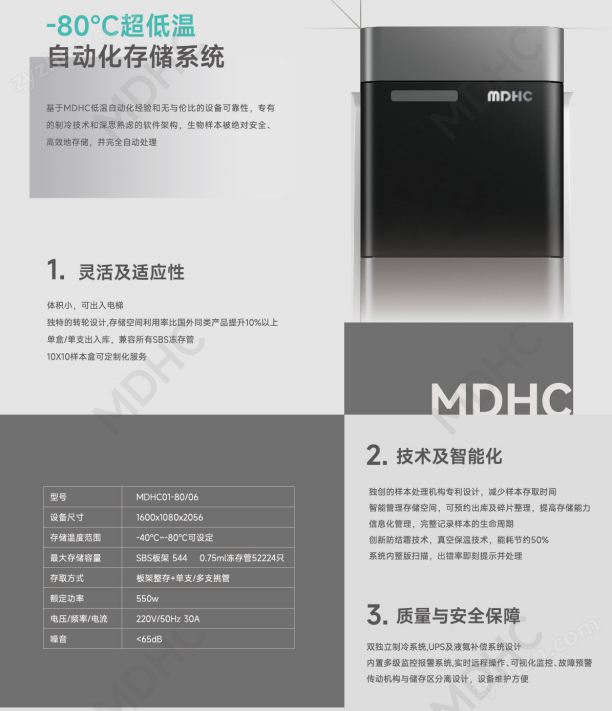 BUNSEN阐述：-80度全自动生物样本储存冰箱