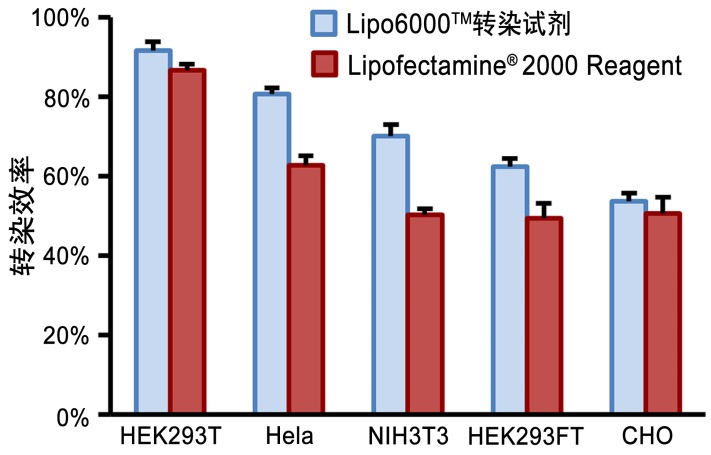 重磅推出细胞转染试剂Lipo6000，转染效率优于Lipo2000！震撼低价！