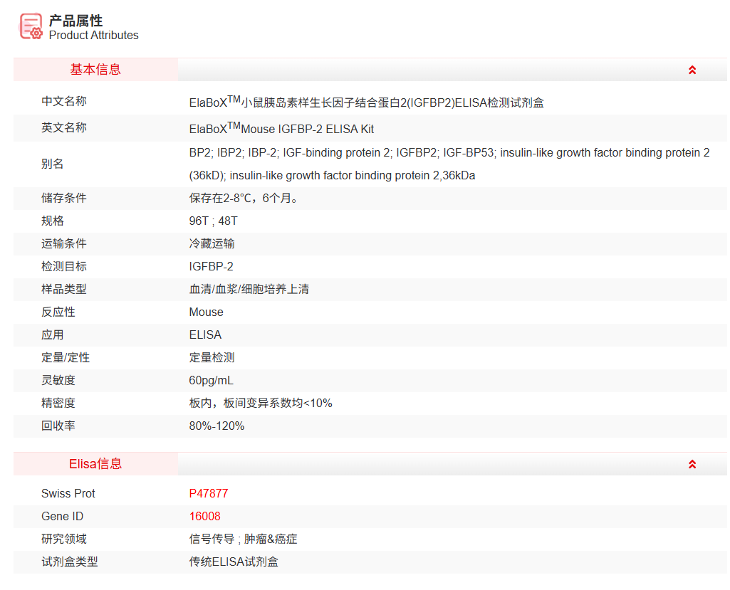 SEKM-0090-48T<br />小鼠胰岛素样生长因子结