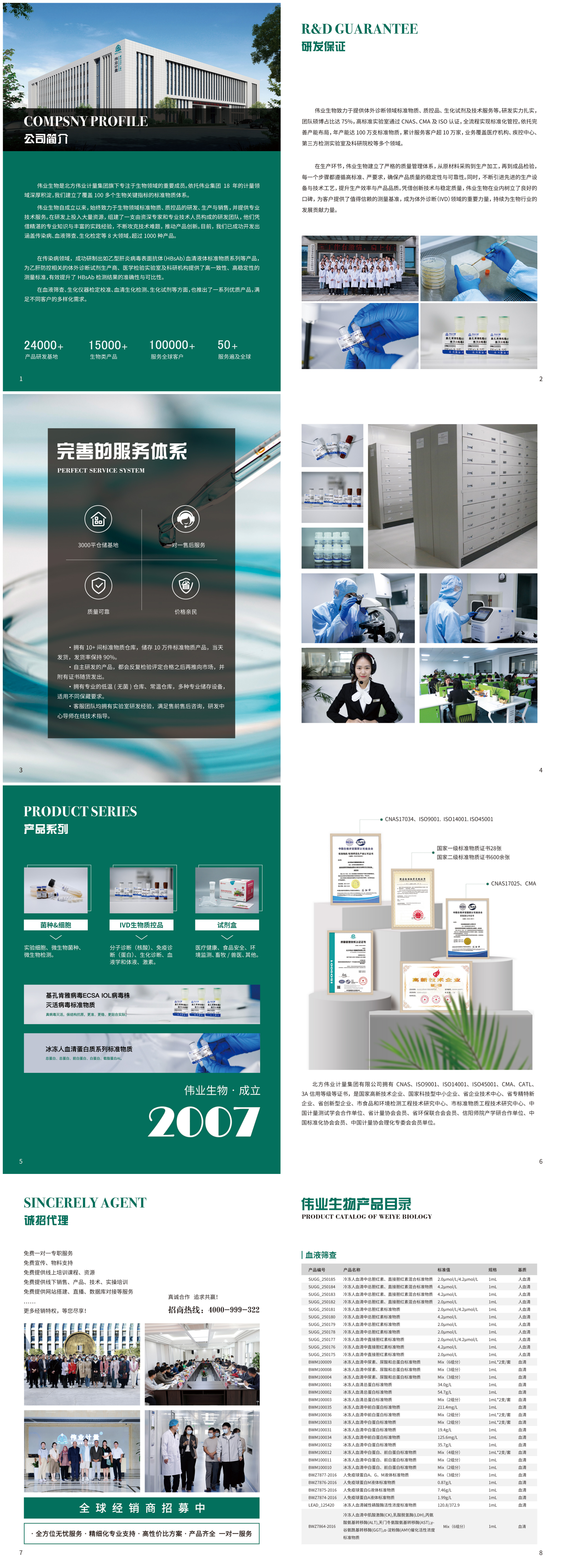 伟业生物微生物质控品手册